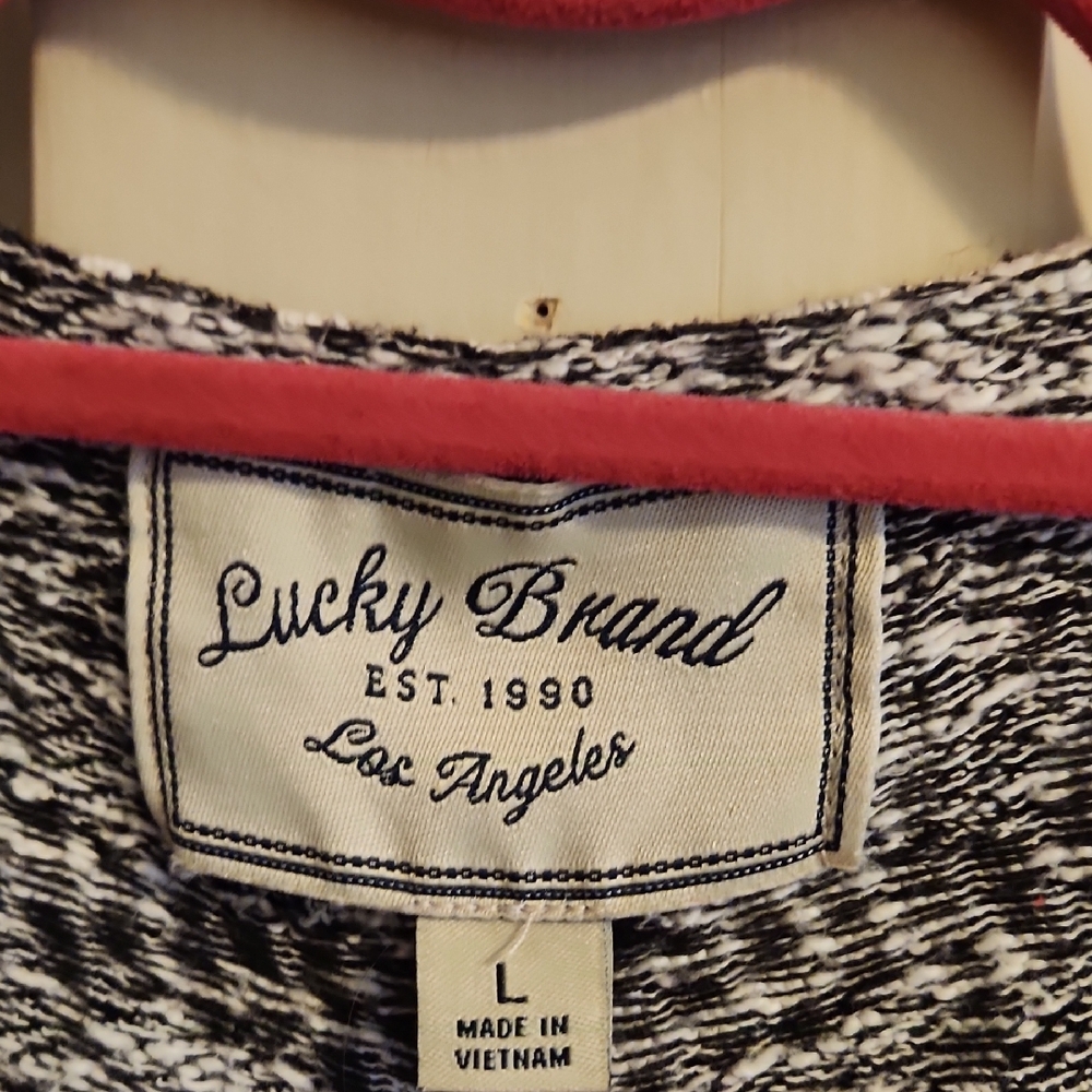 Lucky Brand Monochrome Patterned Blazer - Picture 2 of 4